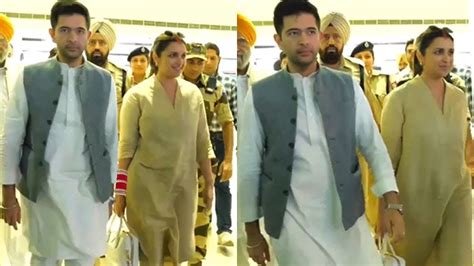 Parineeti Chopra After Marriage Grand Welcome At Amritsar Airport By