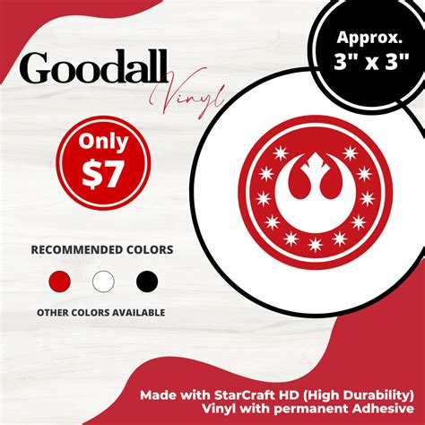 Star Wars New Republic Symbol Logo – Goodall Vinyl