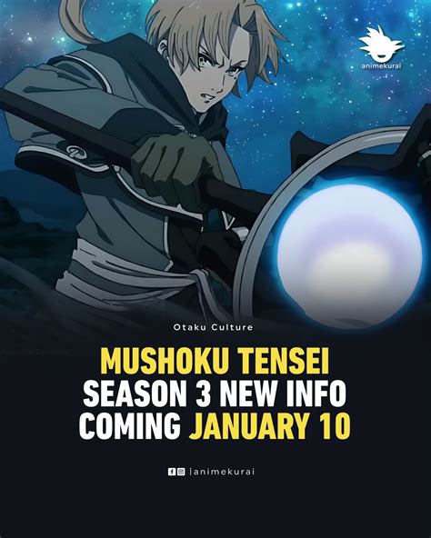 Animekurai - NEWS!: Mushoku Tensei Season 3 will reveal new information