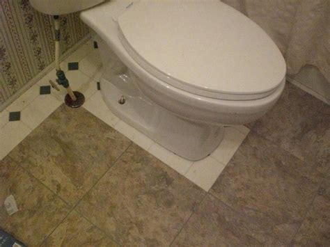 Installing Peel And Stick Tile Under A Toilet Peel And Stick Floor