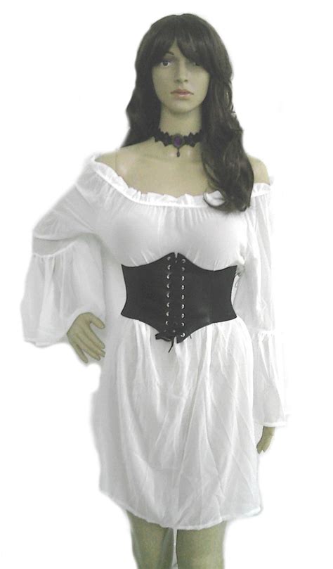 Renaissance Blouse White Chemise Pirate Medieval Peasant Top Etsy