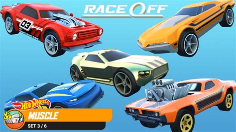 Hot Wheels Race Off Daily Race Off All Muscle Cars 5 Android Gameplay Droidnation Youtube