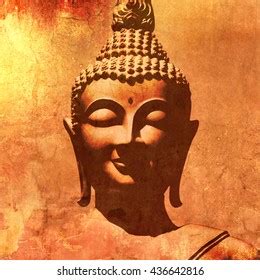 Buddha Face Background Stock Illustration 335750987