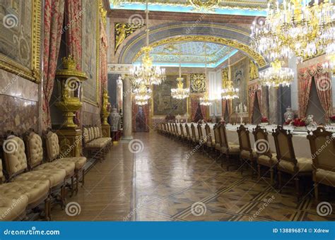 Interiors of Royal Palace in Madrid Editorial Stock Image - Image of ...