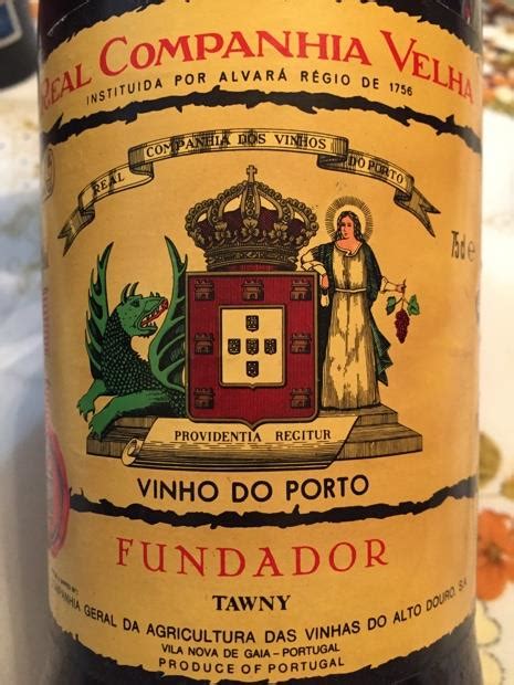 Nv Real Companhia Velha Porto Fundador Tawny Portugal Douro Porto