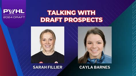 Pwhl Draft Preview Draft Prospects Sarah Fillier And Cayla