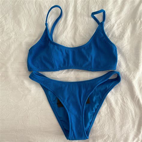 New With Tags Triangl Blue Bikini Size Small Depop