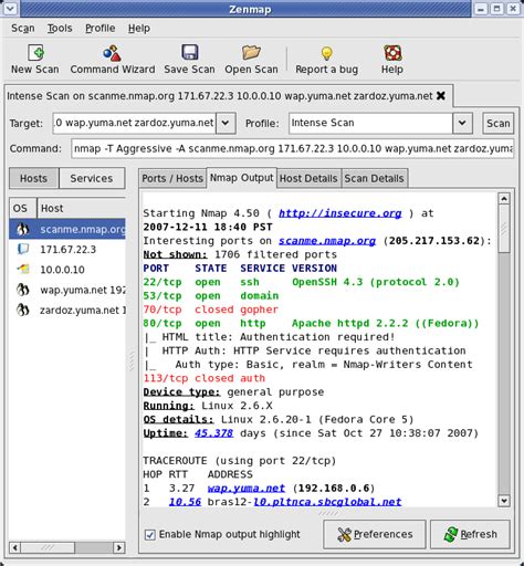 Port Scanning Tools Nmap And Angry Ip