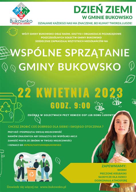 Urząd Gminy Bukowsko 22 kwietnia 2023 Dzień Ziemi i Dobra w gminie