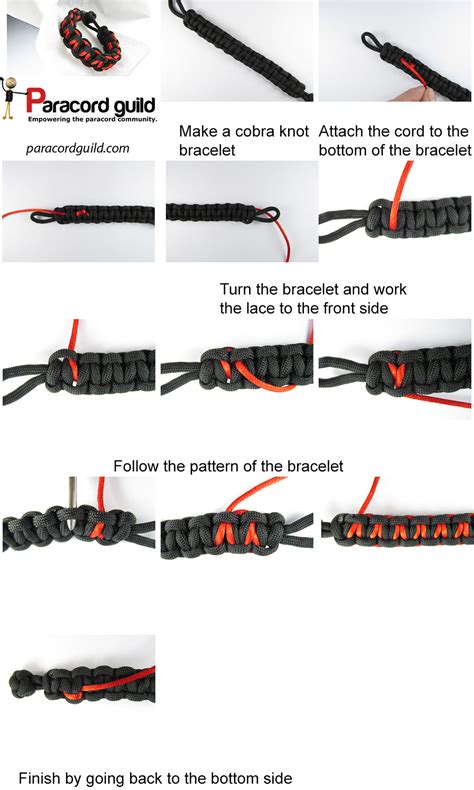 Simple Laced Paracord Bracelet Paracord Guild