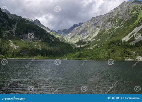 Moraine Dammed Lake Popradske Pleso Amazing Nature High Tatra