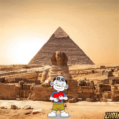 pyramids  giza gif  zhot
