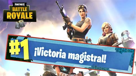 Fortnite Victoria Magistral Gameplay En Espa Ol P Fps Youtube