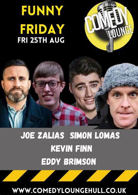 FUNNY FRIDAY Aug 25th Comedy Lounge Hull