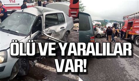 Gökçebey sapakta ölümlü trafik kazası