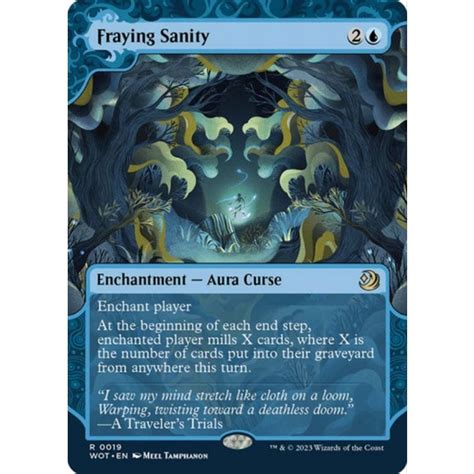 Fraying Sanity WOE Rare MTG Cards WotC Shopee Philippines