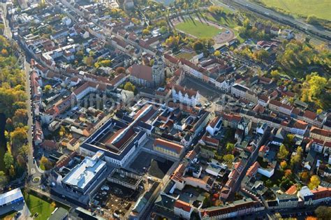 Luftaufnahme Lutherstadt Wittenberg Stadtansicht Der Lutherstadt