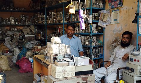 At Pakistans Largest Scrap Market Business Stalls Amid Economic