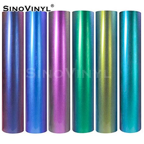 SINOVINYL Chameleon Clothing Color Change Textil Vinyl Iron On Heat