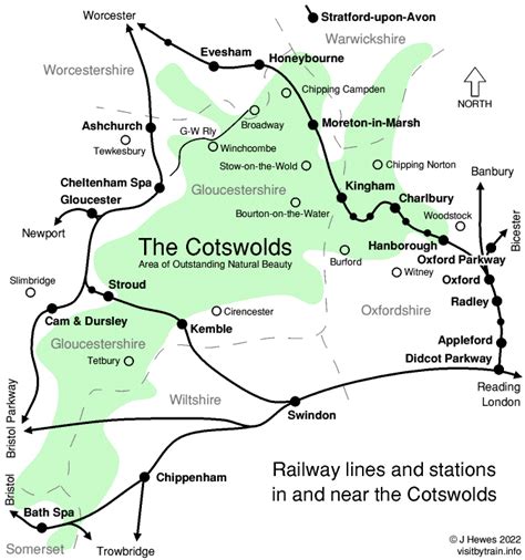 The Cotswolds | Visit by Train, a station by station guide to tourist ...