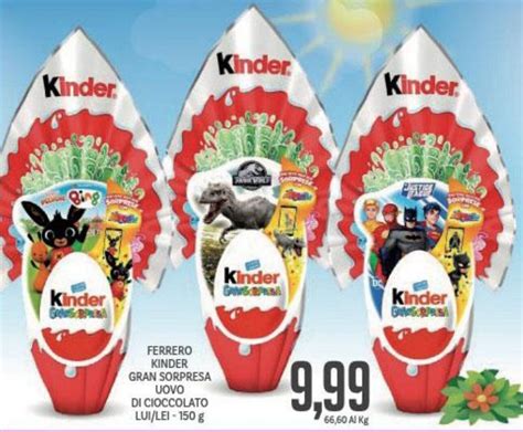 Ferrero Kinder Gran Sorpresa Uovo Di Cioccolato Lui Lei G Offerta