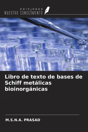 Pdf Libro De Texto De Bases De Schiff Met Licas Bioinorg Nicas De M S