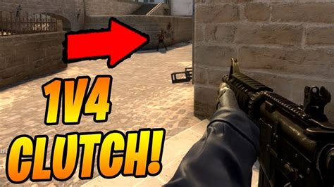 Counter Strike Global Offensive 1v4 Clutch Youtube