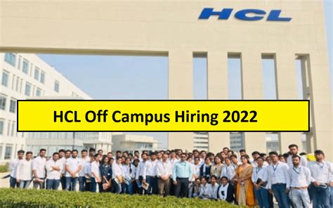 Hcl Recruitment 2022 Registration Open Hcl Off Campus Drive 2022