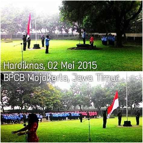 Upacara Peringatan Hari Pendidikan Nasional Di Kantor BPCB Mojokerto