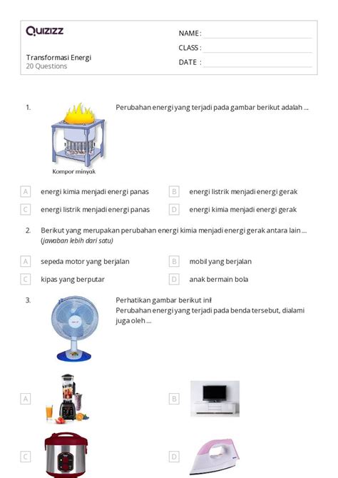 50 Lembar Kerja Transformasi Untuk Kelas 4 Di Quizizz Gratis And Dapat