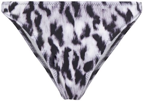Norma Kamali Leopard Print High Rise Bikini Briefs ShopStyle Two