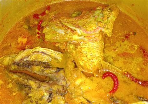 Resep Gulai Kepala Ikan Kakap Merah Oleh Ibu Asy Cookpad