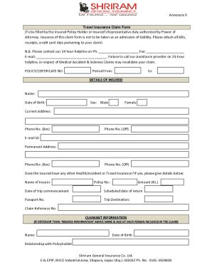 Fillable Online Claims Submission And Forms Fax Email Print Pdffiller