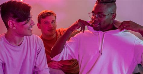 men sitting  talking  stock photo