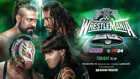 Rey Mysterio And Andrade Vs Santos Escobar And Dominik Mysterio Wwe