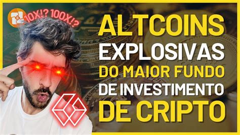 ALTCOINS MUITO PROMISSORAS DO MAIOR FUNDO DE INVESTIMENTO DE