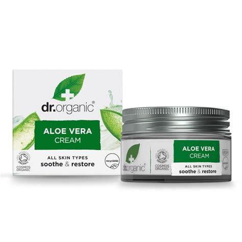 Dr Organic Aloe Vera Cream 50ml Pharmacy2u