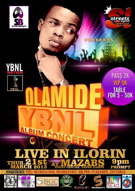 OLAMIDE YBNL ALBUM CONCERT (Live in ILorin)