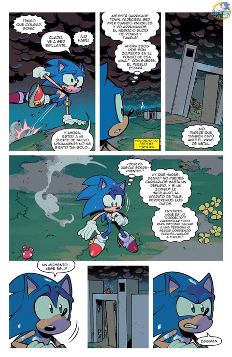 Sonic The Hedgehog Comic Idw Traduccion Espa Ol Sonic The