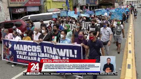 Ilang Grupo Nagsagawa Ng Kilos Protesta Sa Plaza Miranda Kasabay Ng