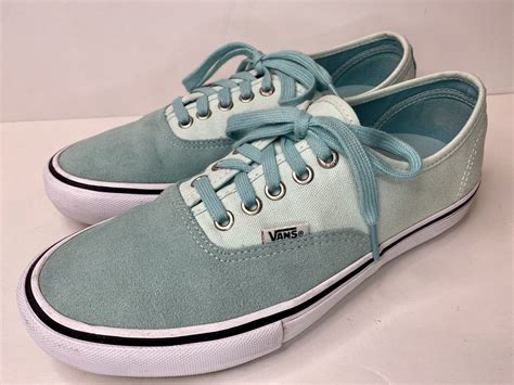 Vans Pro Skateboard Ultracush Light Blue Suede Canvas Gem