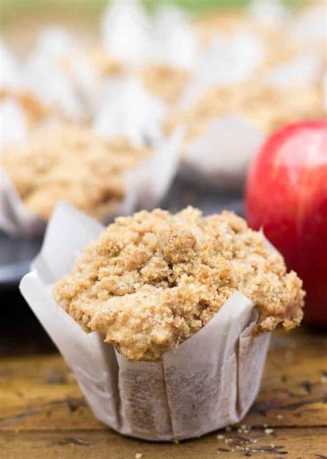 Apple Crumble Muffins - Sugar Spun Run