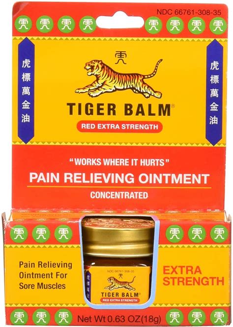 Buy Tiger Balm Pain Relieving Red Extra Strength G For Sore