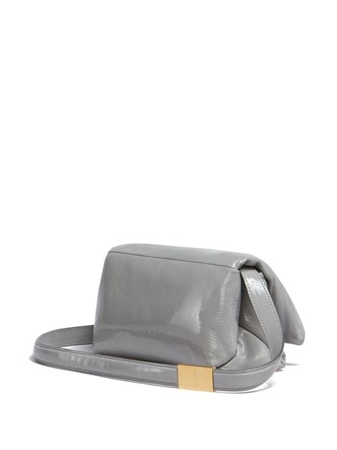 Marni Small Prisma Patent Shoulder Bag Farfetch