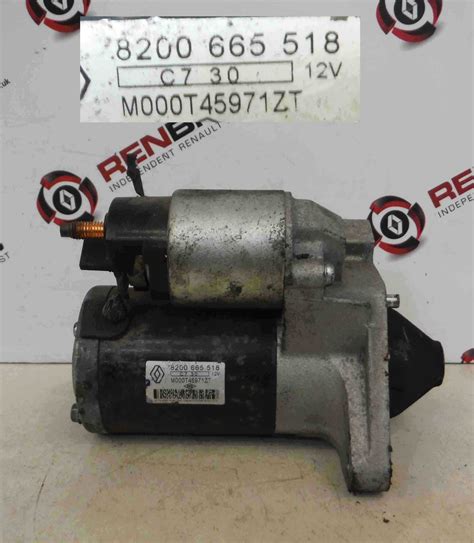 Renault Megane Scenic V Starter Motor K M