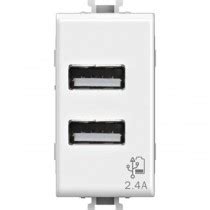 Caricatore USB 2 4 A Tipo A Adatto Per BTicino Matix 4BOX 4B AM USB 24