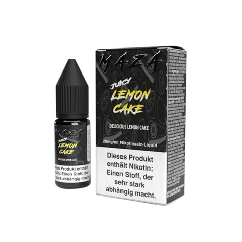 Juicy Lemon Cake Nikotinsalz Liquid Von Maza Intaste