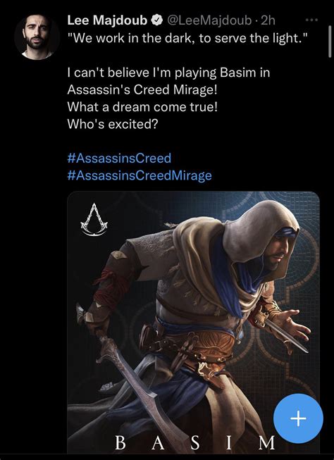 Voice of young Basim revealed. : r/assassinscreed