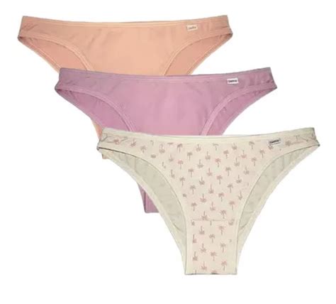 Calcinha Del Rio Kit Calcinhas Feminina Tanga Microfibra Mercadolivre