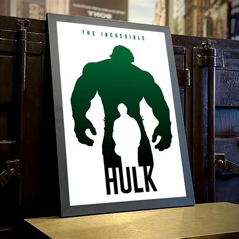 Quadro Moldura The Incredible Hulk O Incr Vel Marvel Comics X